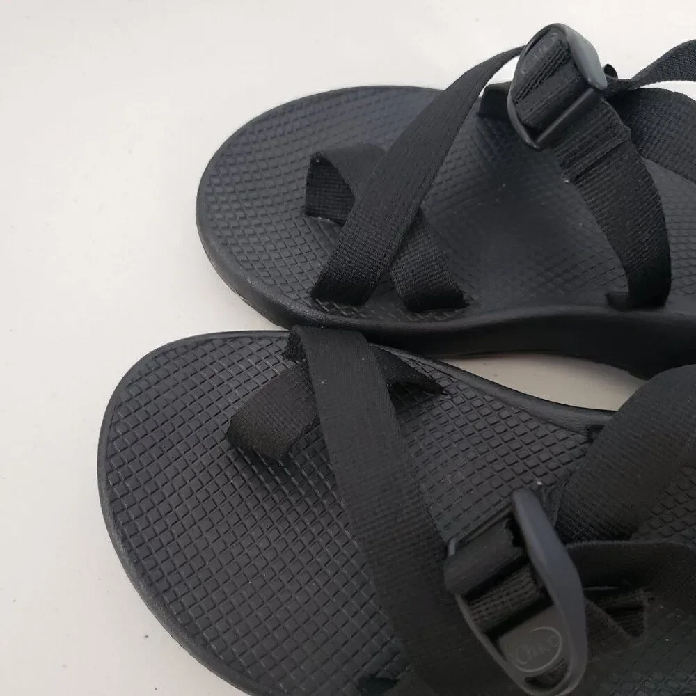 Chaco Mens Z/Cloud Sandals Size 10 Black Classic Gorpcore Outdoor - Picture 5 of 9